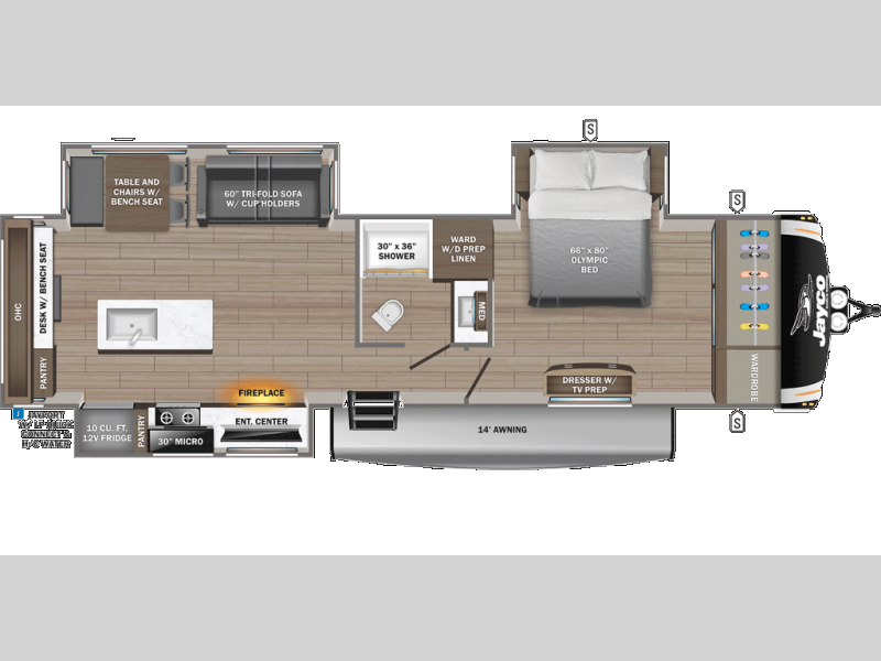 2026 Jayco Eagle HT 320MKTS - New Travel Trailer For Sale by Fretz RV in Souderton, Pennsylvania features Slideout