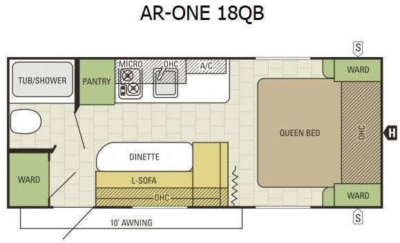 2016 Starcraft AR-ONE 18QB - Used Travel Trailer for sale by Fretz RV in Souderton, Pennsylvania