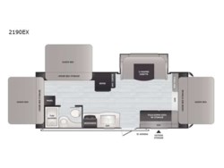 2021 Keystone Bullet Crossfire 2190EX - Used Travel Trailer for sale by Fretz RV in Souderton, Pennsylvania