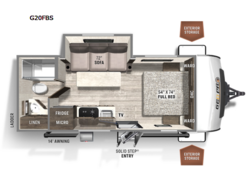 2022 Forest River Rockwood Geo Pro G20FBS - Used Travel Trailer for sale by Fretz RV in Souderton, Pennsylvania