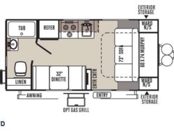 2015 Forest River Flagstaff Micro Lite 19FD - Used Travel Trailer for sale by Fretz RV in Souderton, Pennsylvania