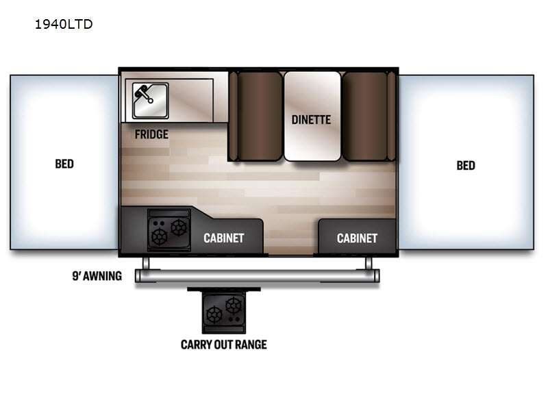 2022 Forest River Rockwood Freedom Series 1940LTD - Used Popup for sale by Fretz RV in Souderton, Pennsylvania