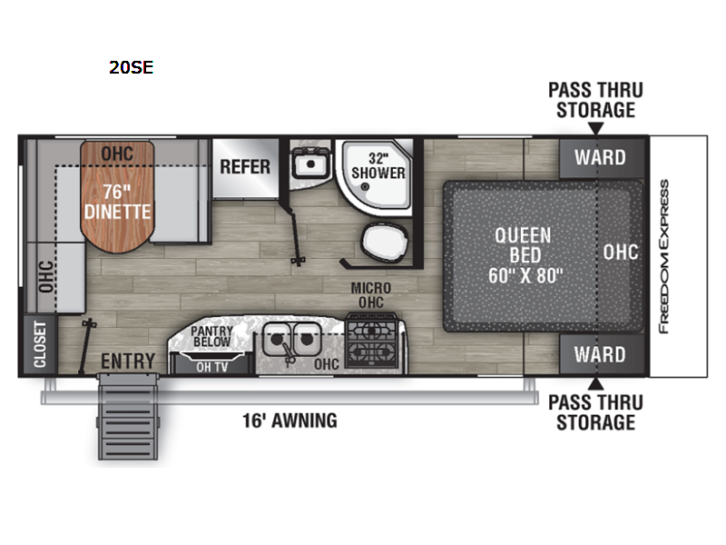 2025 Coachmen Freedom Express Select 20SE - Used Travel Trailer For Sale by Fretz RV in Souderton, Pennsylvania