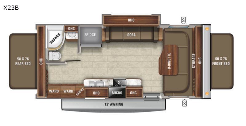 2021 Jayco Jay Feather X23B - Used Travel Trailer For Sale by Fretz RV in Souderton, Pennsylvania features Slideout