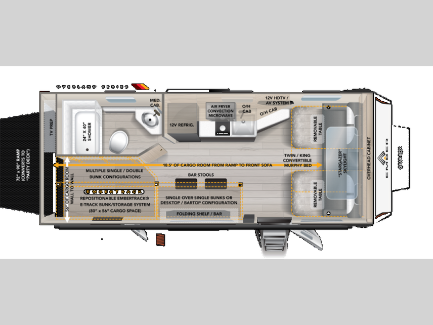 New 2026 Ember RV Overland Series 240TKR available in Souderton, Pennsylvania