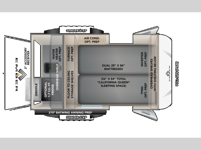 2026 Ember RV E-Series Spark LE 12RK