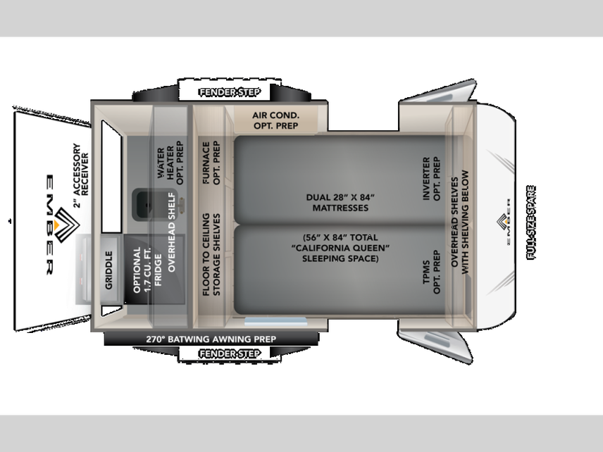 New 2026 Ember RV E-Series Spark LE 12RK available in Souderton, Pennsylvania