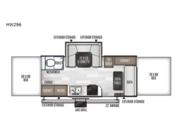 2020 Forest River Rockwood High Wall Series HW296 - Used Popup for sale by Fretz RV in Souderton, Pennsylvania
