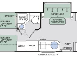 2019 Thor Motor Coach Gemini 24LP - Used Class C for sale by Fretz RV in Souderton, Pennsylvania