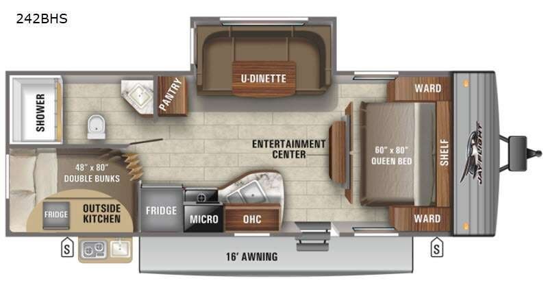 2021 Jayco Jay Flight SLX 8 242BHS - Used Travel Trailer For Sale by Fretz RV in Souderton, Pennsylvania features Slideout
