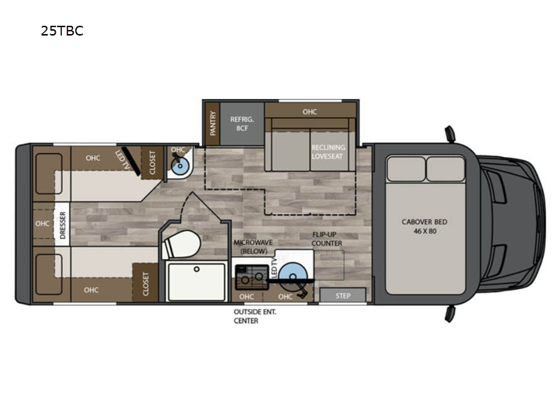 2027 Renegade RV Vienna 25TBC - New Class C For Sale by Fretz RV in Souderton, Pennsylvania features Slideout