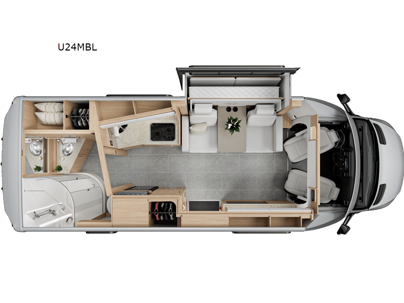 2027 Leisure Travel Unity U24MBL - New Class B For Sale by Fretz RV in Souderton, Pennsylvania features Slideout