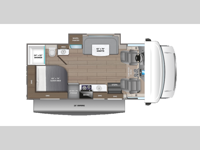 2027 Jayco Redhawk SE 22AF - New Class C For Sale by Fretz RV in Souderton, Pennsylvania features Slideout