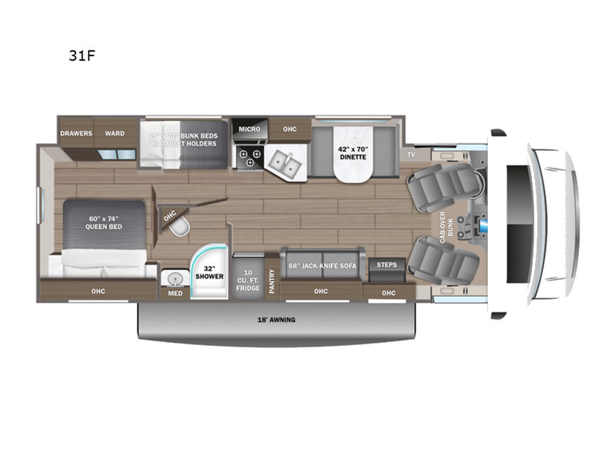 New 2027 Jayco Redhawk 31F available in Souderton, Pennsylvania