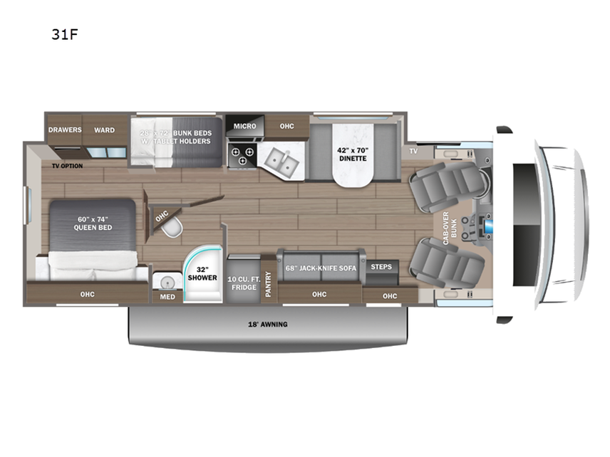 New 2027 Jayco Greyhawk 31F available in Souderton, Pennsylvania
