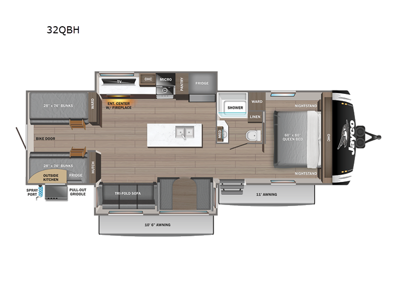 New 2027 Jayco Jay Feather 32QBH available in Souderton, Pennsylvania