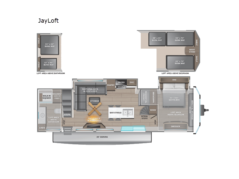 2027 Jayco Jay Flight Bungalow JayLoft