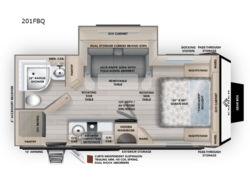 2027 Ember RV Overland Series 201FBQ - New Travel Trailer for sale by Fretz RV in Souderton, Pennsylvania