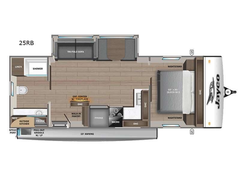 2026 Jayco Jay Feather 25RB - New Travel Trailer For Sale by Fretz RV in Souderton, Pennsylvania features Slideout