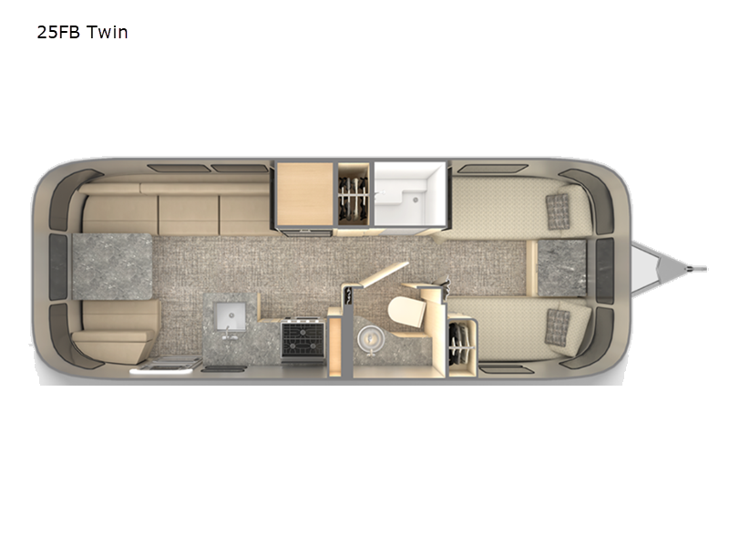 2023 Airstream Flying Cloud 25FB Twin - Used Travel Trailer For Sale by Fretz RV in Souderton, Pennsylvania