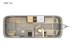 2023 Airstream Flying Cloud 25FB Twin - Used Travel Trailer for sale by Fretz RV in Souderton, Pennsylvania