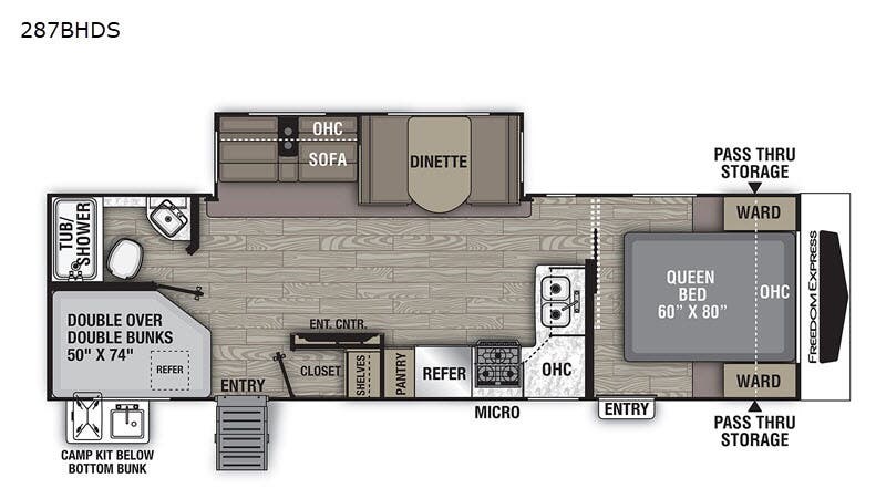 2020 Coachmen Freedom Express Ultra Lite 287BHDS