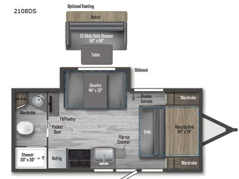 2022 Winnebago Micro Minnie 2108DS