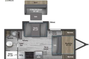 2022 Winnebago Micro Minnie 2108DS