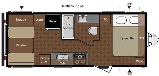 2014 Keystone Springdale 179QBWE - Used Travel Trailer For Sale by Fretz RV in Souderton, Pennsylvania