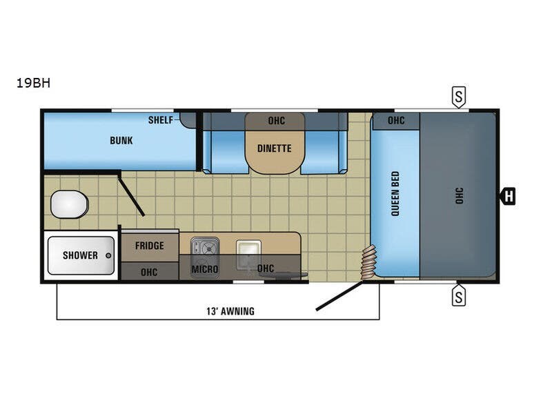 2017 Jayco Jay Feather 7 19BH - Used Travel Trailer For Sale by Fretz RV in Souderton, Pennsylvania