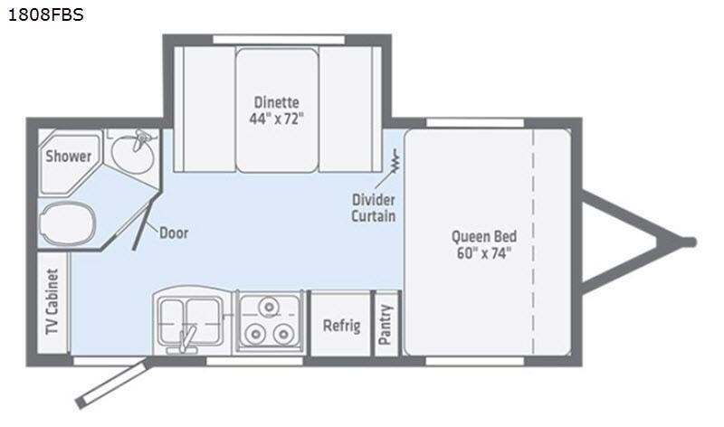 2021 Winnebago Micro Minnie 1808FBS - Used Travel Trailer For Sale by Fretz RV in Souderton, Pennsylvania features Slideout