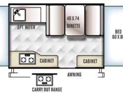 2016 Forest River Rockwood Freedom Series 1940LTD - Used Popup for sale by Fretz RV in Souderton, Pennsylvania