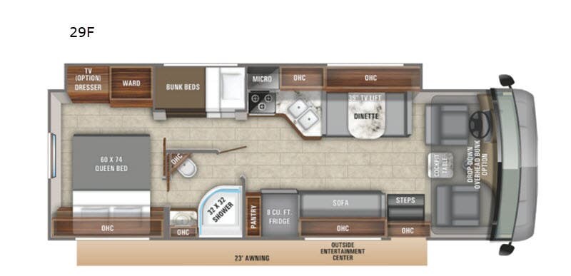 2020 Entegra Coach Vision 29F - Used Class A For Sale by Fretz RV in Souderton, Pennsylvania features Slideout