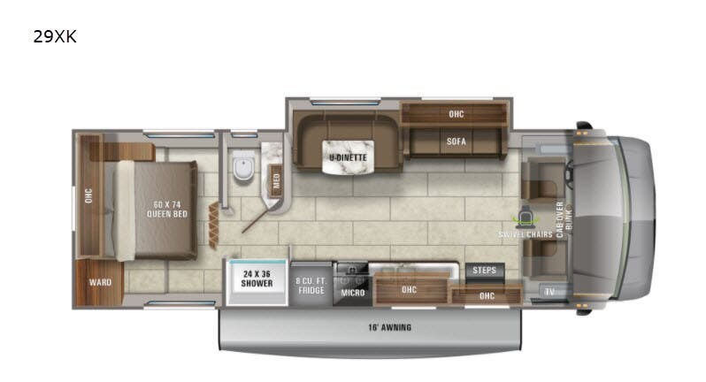 2021 Jayco Redhawk 29XK - Used Class C For Sale by Fretz RV in Souderton, Pennsylvania features Slideout