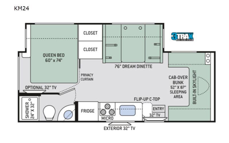 2019 Thor Motor Coach Quantum Sprinter KM24 - Used Class C For Sale by Fretz RV in Souderton, Pennsylvania features Slideout