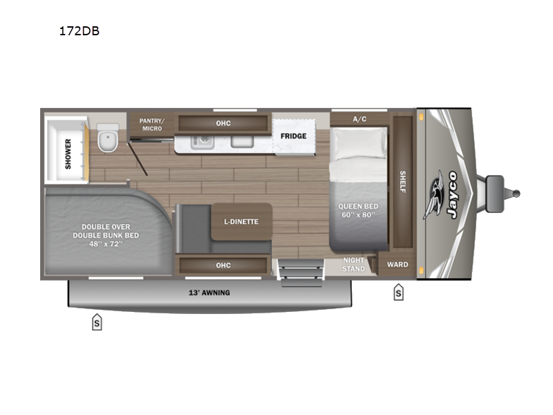 2027 Jayco Jay Flight1 172DB - New Travel Trailer For Sale by Fretz RV in Souderton, Pennsylvania