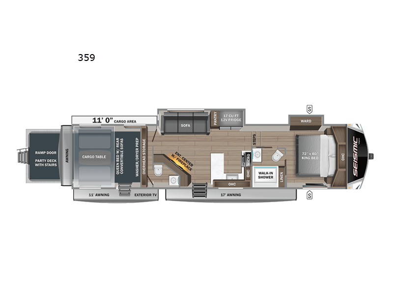 2026 Jayco Seismic TRL. - New Fifth Wheel For Sale by Fretz RV in Souderton, Pennsylvania features Slideout