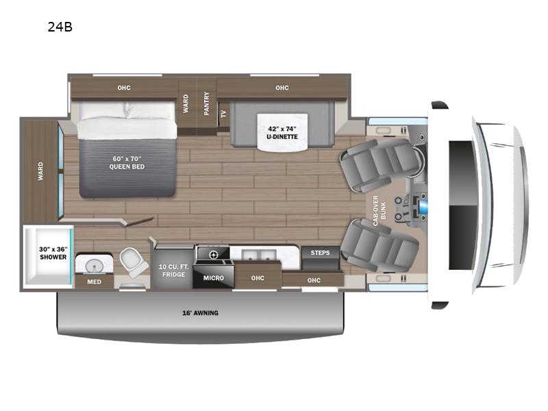 2026 Jayco Redhawk MTRH. - New Class C For Sale by Fretz RV in Souderton, Pennsylvania features Slideout