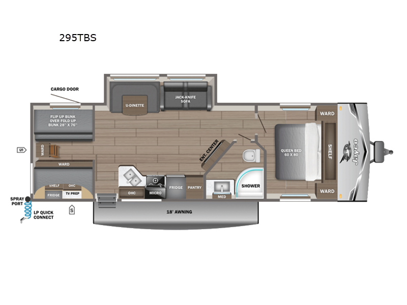 2026 Jayco Jay Flight SLX 295TBS - New Travel Trailer For Sale by Fretz RV in Souderton, Pennsylvania features Slideout