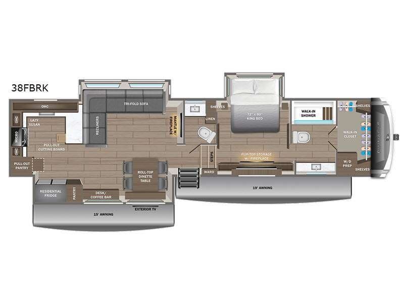 2027 Jayco Pinnacle TRL. - New Fifth Wheel For Sale by Fretz RV in Souderton, Pennsylvania features Slideout