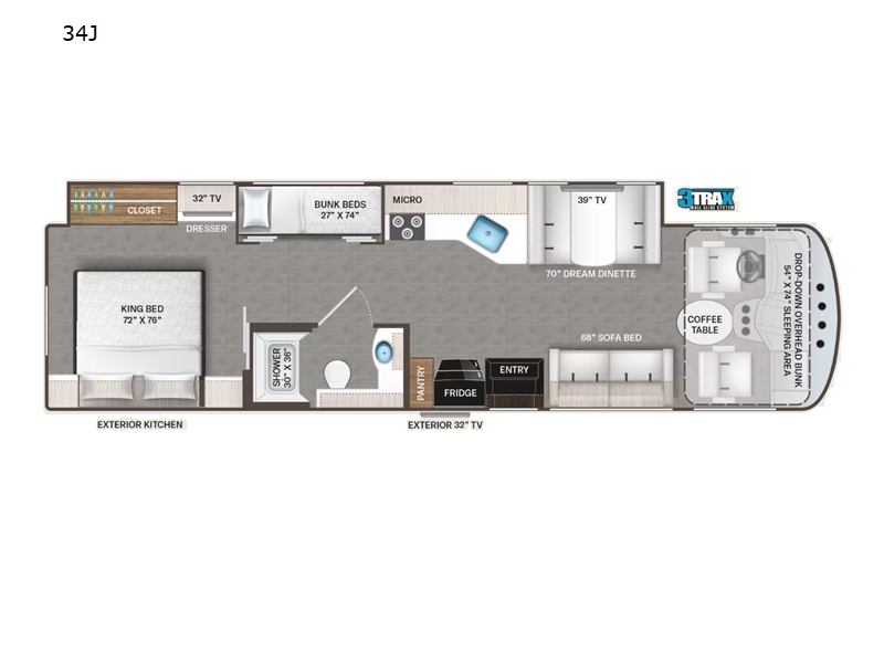 2023 Thor Motor Coach Windsport MTRH. - Used Class A For Sale by Fretz RV in Souderton, Pennsylvania features Slideout