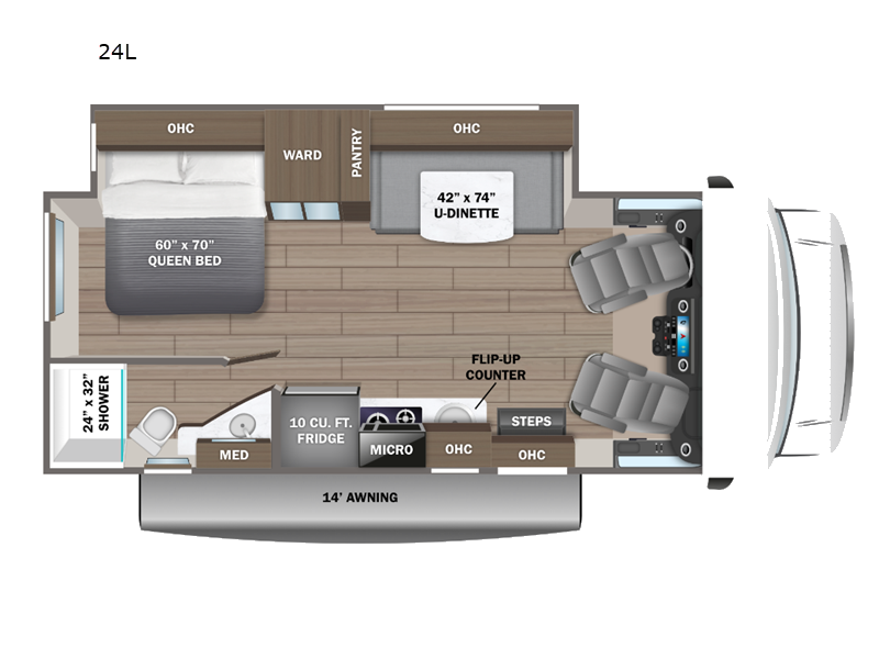 2027 Jayco Melbourne MTRH. - New Class C For Sale by Fretz RV in Souderton, Pennsylvania features Slideout