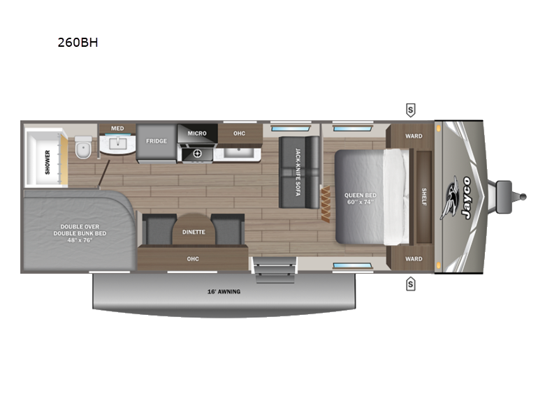2027 Jayco Jay Flight 260BH - New Travel Trailer For Sale by Fretz RV in Souderton, Pennsylvania