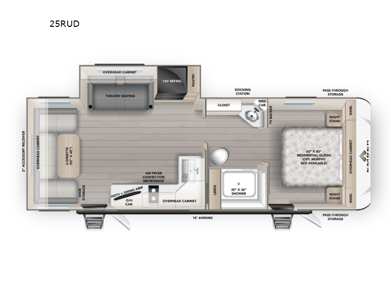2026 Ember RV E-Series TRL. - New Travel Trailer For Sale by Fretz RV in Souderton, Pennsylvania features Slideout