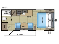 2017 Jayco Jay Flight SLX 195RB - Used Travel Trailer for sale by Fretz RV in Souderton, Pennsylvania