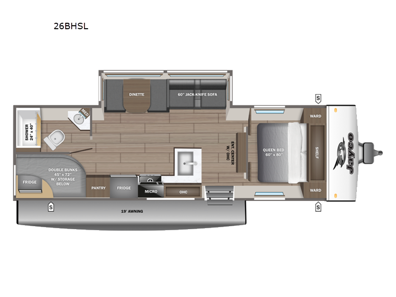 2027 Jayco Jay Feather SL TRL. - New Travel Trailer For Sale by Fretz RV in Souderton, Pennsylvania features Slideout