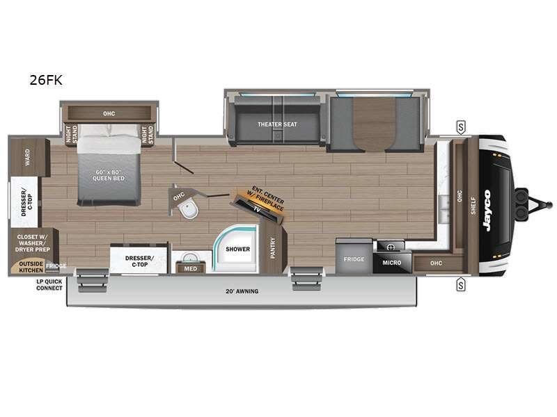 2027 Jayco Jay Feather TRL. - New Travel Trailer For Sale by Fretz RV in Souderton, Pennsylvania features Slideout
