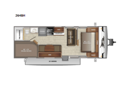 2021 Jayco Jay Flight SLX 8 264BH - Used Travel Trailer for sale by Fretz RV in Souderton, Pennsylvania