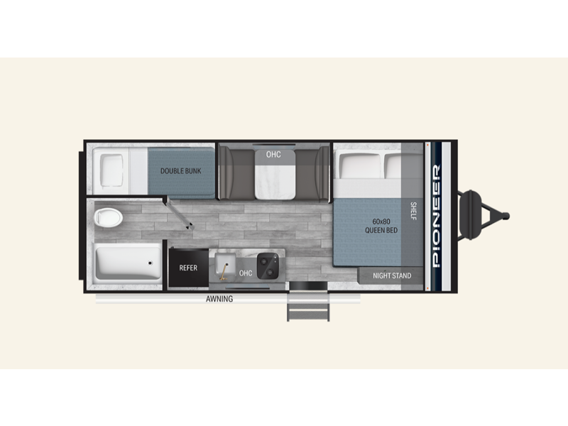 2025 Heartland Pioneer 17BH - Used Travel Trailer For Sale by Fretz RV in Souderton, Pennsylvania features Slideout