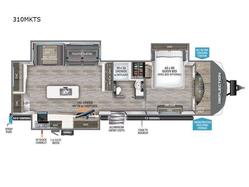 2023 Grand Design Reflection TRL. - Used Travel Trailer For Sale by Fretz RV in Souderton, Pennsylvania features Slideout